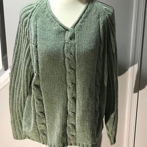 80’s retro velour sweater